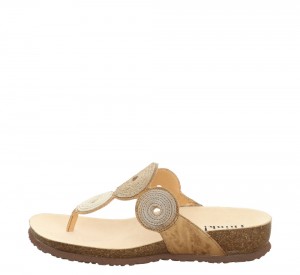 Think JULIA Naisten Muulit Beige | YFL390862