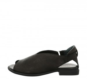 Think KAMAA Strap Naisten Sandaalit Mustat | QLX429610