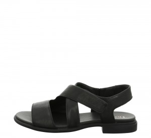 Think KAMAA Strap Naisten Sandaalit Mustat | RIX946312