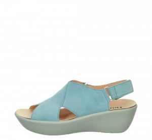 Think KATE Plateau Naisten Sandaalit Mustat | YGJ187264