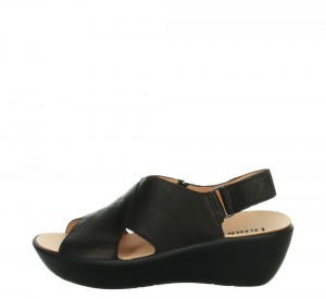 Think KATE Plateau Naisten Sandaalit Mustat | SYH792408