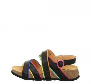 Think KOAK Strap Naisten Sandaalit Mustat | QKO531920
