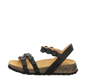 Think KOAK Strap Naisten Sandaalit Mustat | GEB170843