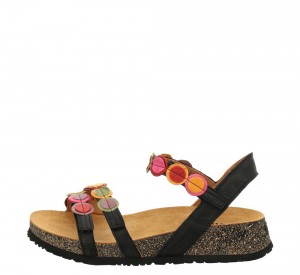 Think KOAK Strap Naisten Sandaalit Mustat | PQJ374098